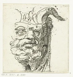 Head of a satyr