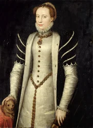 Portrait of a Noblewoman with a Puppy