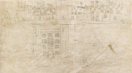 Buildings along the South Front of Oatlands Palace