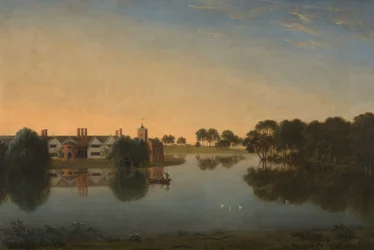 Tabley: The Old Hall across the Mere