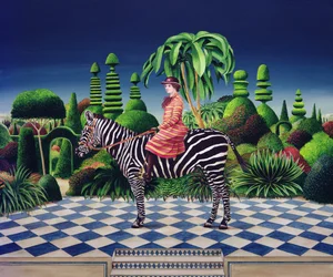Lady on a Zebra