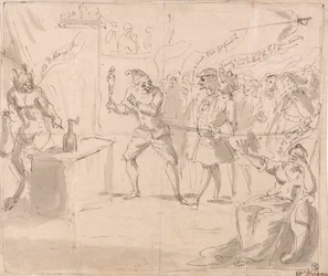 Political Caricature: "The Spiritualists"