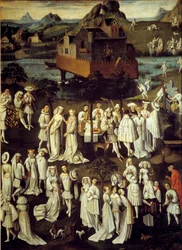 Garden of Love at the Court of Philip III the Good, Duke of Burgundy, in the Gardens of the Castle of Hesdin in 1432