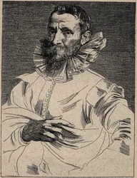 Jan Brueghel the Elder - engraving after Anthony van Dyck