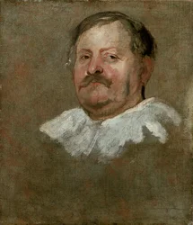 Head of a Bearded Man Wearing a Falling Ruff