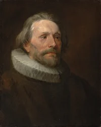 Head study of a man in a ruff