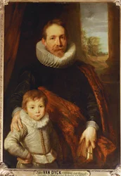Portrait of a Father and His Son, Also Known as Guillaume Richardot