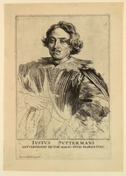 Portrait of Justus Sustermans, from the Icones Principum Virorum