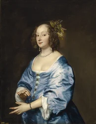 Portrait of Mary née Ruthven, Lady van Dyck