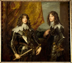 Portraits of the Princes Palatins, Charles Louis I and Robert