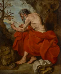 St. Jerome as Hermit in a Landscape, Reading