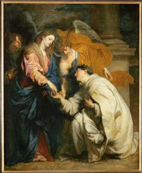 The Mystic Engagement of the Beatified Hermann Joseph with the Virgin Mary