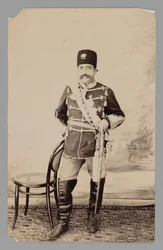 Full-length Portrait of Mozaffar al-Din Shah, late 19th-early 20th century