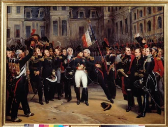 The Farewell of Napoleon Bonaparte to the Imperial Guard, 1814