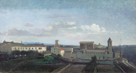 Rome, The Church of Trinità dei Monti