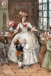 Charlotte with her brothers and sisters