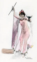 The Witch Circe, Illustration by Antoine Calbet for 