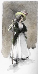 Portrait of the Italian singer Giuseppina Grassini (1773-1850)