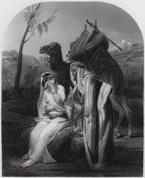 Rebekah receiving Isaac