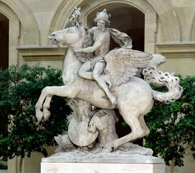 Mercury riding Pegasus, known as 