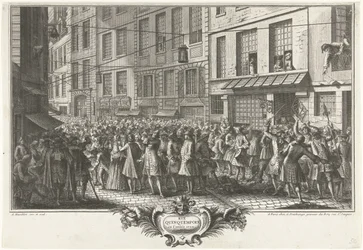 The Rue Quinquempoix, 1720