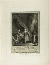 Going to Bed, from Monument of the Physical and Moral Costume of the Late Eighteenth Century
