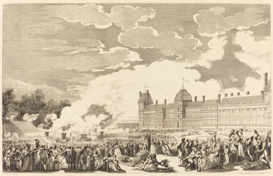 The Funeral Procession in Honor of the Martyrs of the Day of the 10th in the National Garden