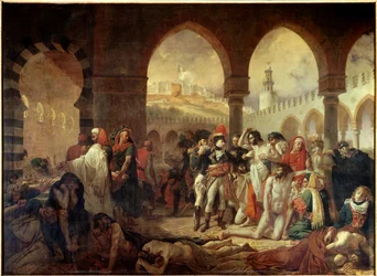 Napoleon Bonaparte Visiting the Pestiferes of Jaffa on 11/03/1799