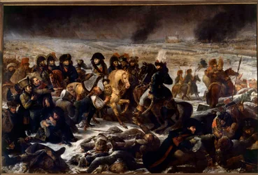 Napoleon I on the battlefield of Eylau