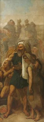 Egyptian Family (Sketch for The Battle of the Pyramids), c1835