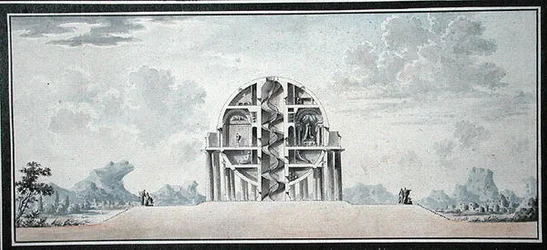 Design for a House for a Cosmopolite (detail)