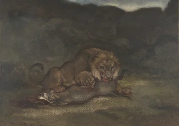 Lion Devouring Prey, 1810-75