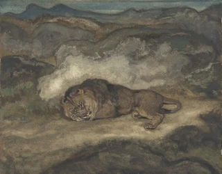 Lion Sleeping, 1810-75