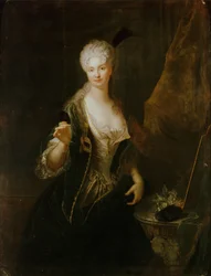 Portrait of Dorothea Luise os Wittenhorst-Sonsfeld, 1681-1746