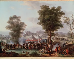 Bivouac of Emperor Napoleon I, Near the Castle of Ebersberg in Austria