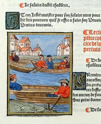 Ferrymen on the River Seine, from 