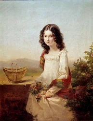 Portrait of Lise Aubin de Fougerais