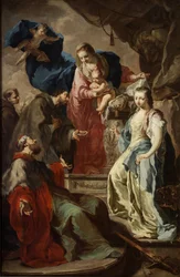 Virgin Mary with Four Saints