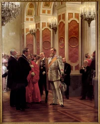 The Kronprinz William of Prussia at the Court Ball