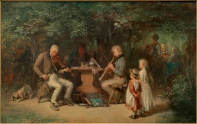 Musicians in the Tavern Garden