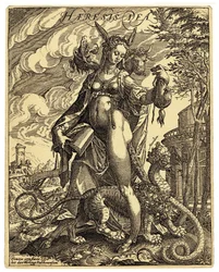 The Deity of Heresia, an Allegorical Figure