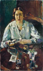 Lady in White Blouse (First Wife of the Artist)