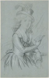 Portrait of the Actress Marie Magdalene Charlotte Ackermann (1757-1775)