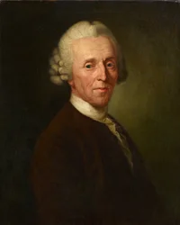 Portrait of the poet Christian Fürchtegott Gellert