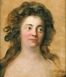 Portrait of Dorothea Friederike Schlegel 1764-1839, née Brendel Mendelssohn, c.1790