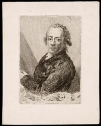 Self-Portrait Before an Easel