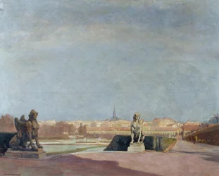 View from the Belvedere to Vienna