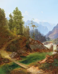 A View of the High Alps Near Weichselboden in Styria