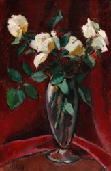 Bouquet of Roses in Vase