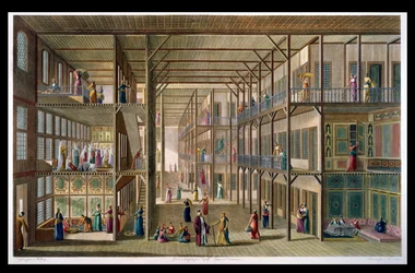 Interior of the Harem of the Great Lord of Constantinople, engraved by François Denis Née (1732-1817), 1811